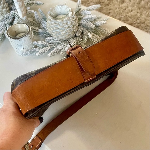 LOUIS VUITTON Cartouchiere SL 0940 Vintage Crossbody Messenger File Saddle Bag - Picture 9 of 16